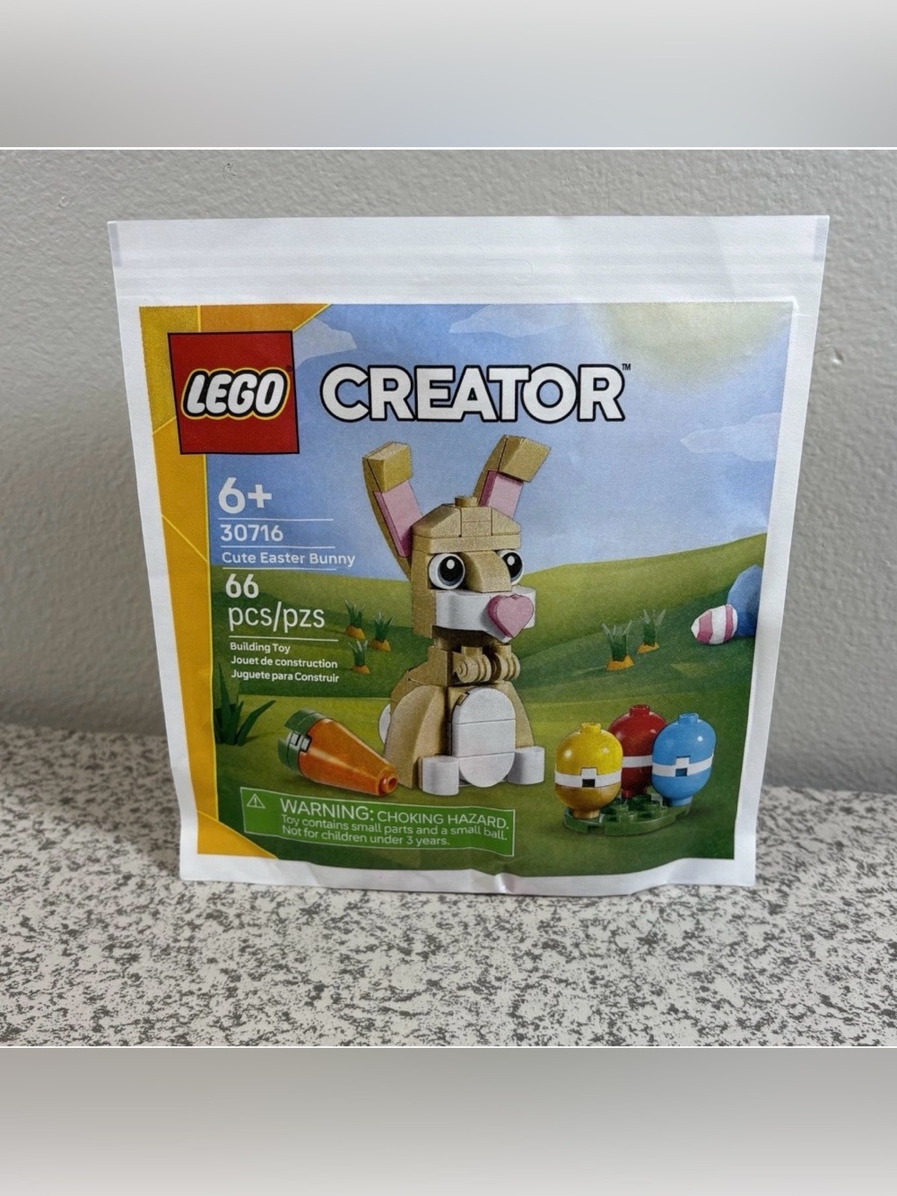 LEGO 30716 Creator Cute Easter Bunny Set Kit 66 Pieces Brand New Sealed